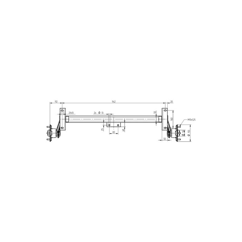 Essieu standard et sur mesure