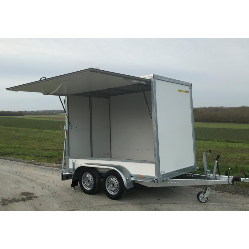 Remorque de vente aménagée — 500 à 2700 kg | AID