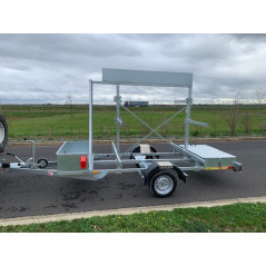 Remorque porte échafaudage