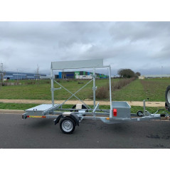 Remorque porte échafaudage