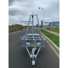 Remorque porte échafaudage