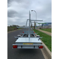 Remorque porte échafaudage