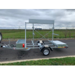 Remorque porte échafaudage